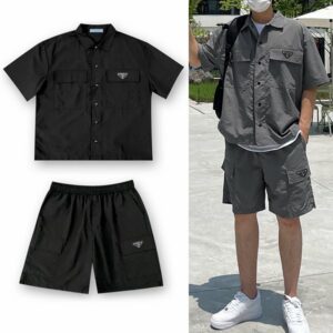 프라다 나일론 셋업