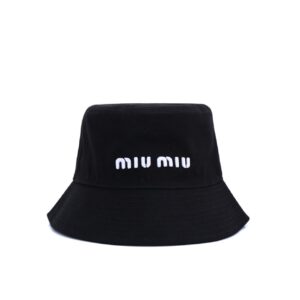 미우미우 NUNC 버킷햇 (블랙)