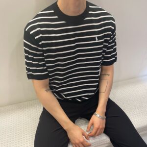 폴로랄프로렌 스트라이프 린넨반팔니트 (4color)