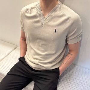 폴로랄프로렌 머슬핏 브이넥 반팔니트 (4color)