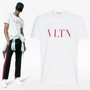 발렌티노 VLTN 레드나염 라운드 반팔티
