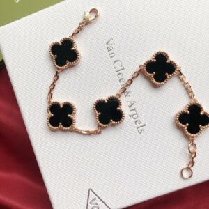 [Vancleef &arpels] 반클리프 아펠 알함브라 5모티브 팔찌 (블랙)