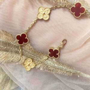[Vancleef &arpels]반클리프 아펠 알함브라 5모티브 팔찌 골드