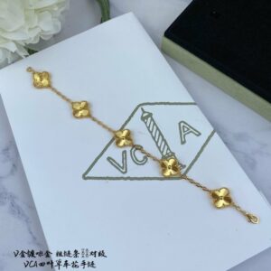 [Vancleef &arpels]반클리프 아펠 알함브라 5모티브 팔찌 (골드)