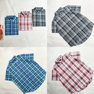 폴로랄프로렌 린넨 체크 반팔 셔츠