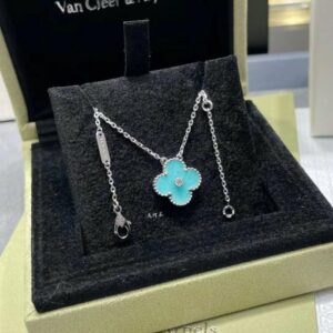 [Vancleef &arpels] 반클리프 아펠 알함브라 펜던트(민트 세라믹)
