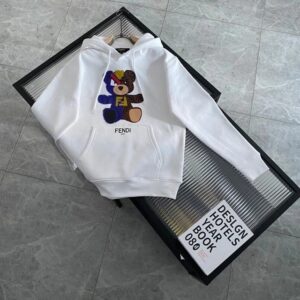 펜디 테디베어 레인보우 반테디 후드티