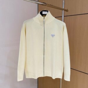 프라다 집업 니트 자켓