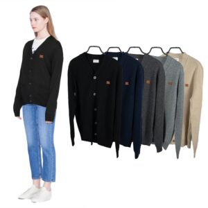 셀린느 브이넥 가디건(5col)