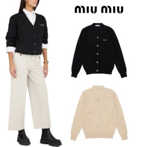 미우미우 브이넥 가디건 2col