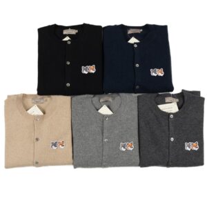 메종키츠네 더블헤드 라운드 가디건(여성용) 5col