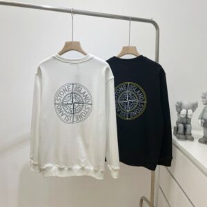 스톤아일랜드 일리 네온싸인 써클 로고 맨투맨