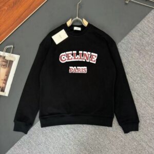 셀린느 입체로고 그래픽 맨투맨