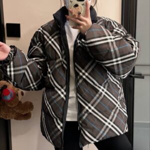 버버리 25 리버시블 체크 나일론 퍼퍼 자켓