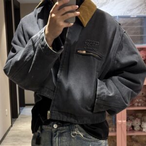 미우미우 25 로고 패치 아플리케 패딩 자켓