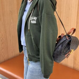 셀린느 25 파리 자수로고 후드집업