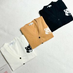 메종키츠네 인타르시아 가디건