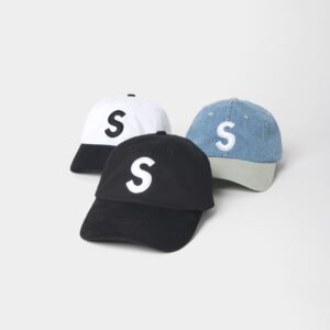 슈프림 투톤 S로고 볼캡