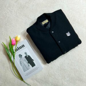 메종키츠네 봄버자켓 블랙