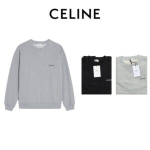 셀린느 시그니처 로고 체스트 엠브로이더 맨투맨(2col)