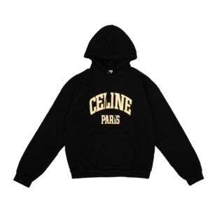 셀린느 코튼 플리스 후드(옐로우&화이트)