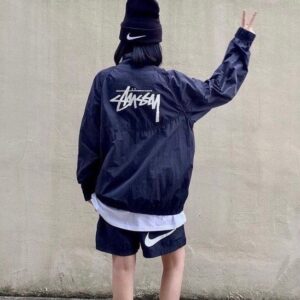 스투시 X 나이키 윈드러너 아노락 자켓