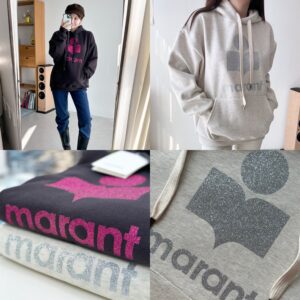 이자벨마랑 글리터 후드 셔츠