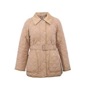 버버리 퀼팅 나일론 반자켓(베이지)