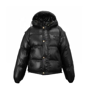 셀린느 트리오페 크롭 패딩(블랙)