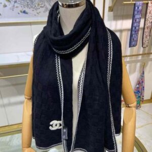 샤넬 CC 엠보 캐시미어 머플러