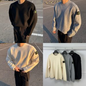 스톤아일랜드 절개 니트