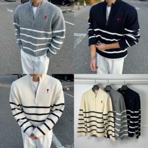 아미 하찌 반집업 단가라 니트