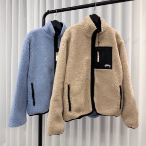 스투시 쉐르파 리버시블(양면) 자켓